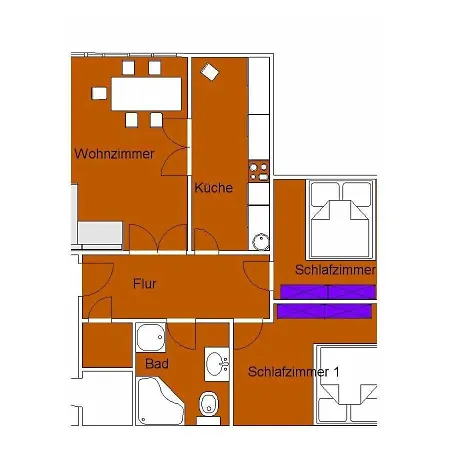 Daire Mit Balkon Und Strandkorb Am *